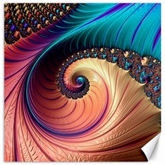 Fractal Multi Colored Fantasia Canvas 16  X 16  by Pakrebo