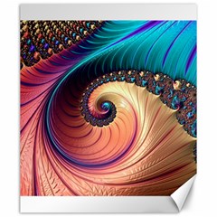 Fractal Multi Colored Fantasia Canvas 20  X 24  by Pakrebo