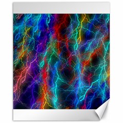 Wizzard Flashes Pattern Abstract Canvas 16  X 20  by Pakrebo