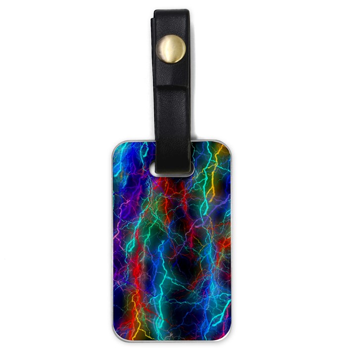 Wizzard Flashes Pattern Abstract Luggage Tags (One Side) 