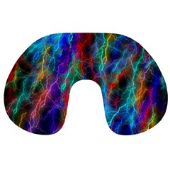 Wizzard Flashes Pattern Abstract Travel Neck Pillows by Pakrebo