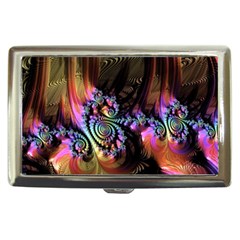 Fractal Colorful Background Cigarette Money Case by Pakrebo