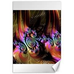 Fractal Colorful Background Canvas 20  X 30  by Pakrebo