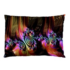 Fractal Colorful Background Pillow Case (two Sides) by Pakrebo