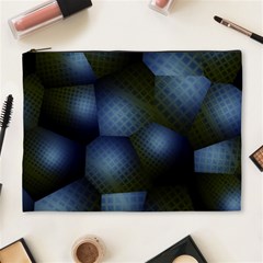 Fractal Rendering Background Green Cosmetic Bag (xl) by Pakrebo