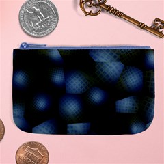 Fractal Rendering Background Green Large Coin Purse by Pakrebo