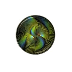 Fractal Abstract Design Fractal Art Hat Clip Ball Marker (4 Pack) by Pakrebo