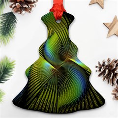 Fractal Abstract Design Fractal Art Christmas Tree Ornament (two Sides) by Pakrebo