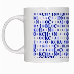 Blockchain Cryptography White Mugs by Pakrebo