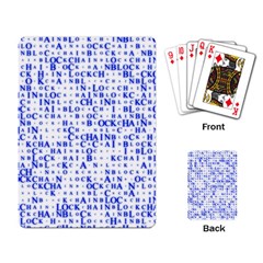 Blockchain Cryptography Playing Cards Single Design by Pakrebo