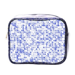 Blockchain Cryptography Mini Toiletries Bag (one Side) by Pakrebo