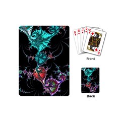 Fractal Colorful Abstract Aesthetic Playing Cards (mini)