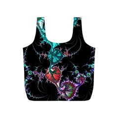 Fractal Colorful Abstract Aesthetic Full Print Recycle Bag (s) by Pakrebo