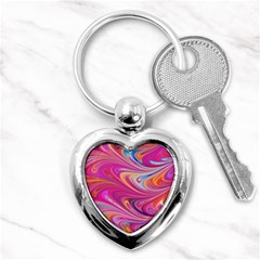 Seamless Digital Tile Texture Key Chains (heart)  by Pakrebo