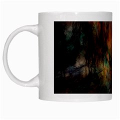 Abstract Fractal Digital Backdrop White Mugs by Pakrebo