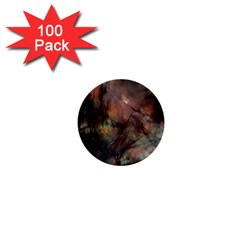 Abstract Fractal Digital Backdrop 1  Mini Buttons (100 Pack)  by Pakrebo