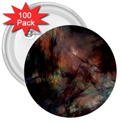 Abstract Fractal Digital Backdrop 3  Buttons (100 Pack)  by Pakrebo