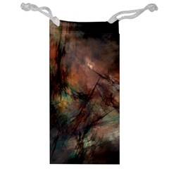 Abstract Fractal Digital Backdrop Jewelry Bag by Pakrebo