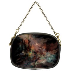 Abstract Fractal Digital Backdrop Chain Purse (one Side) by Pakrebo