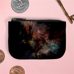 Abstract Fractal Digital Backdrop Mini Coin Purse by Pakrebo