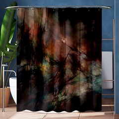 Abstract Fractal Digital Backdrop Shower Curtain 60  X 72  (medium)  by Pakrebo