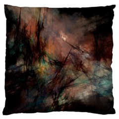 Abstract Fractal Digital Backdrop Large Cushion Case (two Sides) by Pakrebo