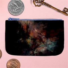 Abstract Fractal Digital Backdrop Large Coin Purse by Pakrebo