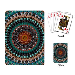 Ornament Circle Picture Colorful Playing Cards Single Design