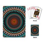 Ornament Circle Picture Colorful Playing Cards Single Design Back