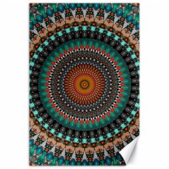 Ornament Circle Picture Colorful Canvas 20  X 30  by Pakrebo