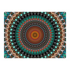 Ornament Circle Picture Colorful Double Sided Flano Blanket (mini)  by Pakrebo