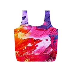 Abstract Art Background Paint Full Print Recycle Bag (s) by Pakrebo