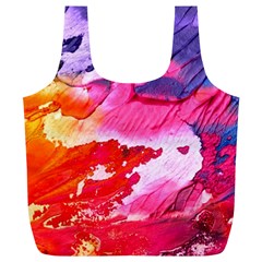 Abstract Art Background Paint Full Print Recycle Bag (xl) by Pakrebo