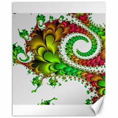 Fractal Abstract Aesthetic Pattern Canvas 16  X 20  by Pakrebo