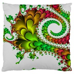 Fractal Abstract Aesthetic Pattern Standard Flano Cushion Case (two Sides) by Pakrebo