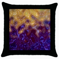 Fractal Rendering Background Throw Pillow Case (black) by Pakrebo