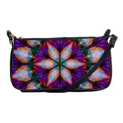 Seamless Abstract Colorful Tile Shoulder Clutch Bag by Pakrebo