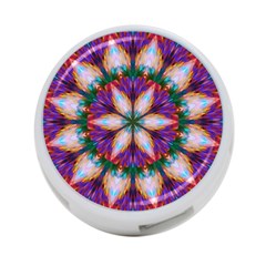 Seamless Abstract Colorful Tile 4-port Usb Hub (two Sides) by Pakrebo