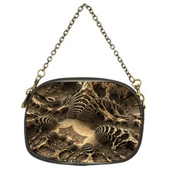 Fractal Bones Cave Fossil Render Chain Purse (one Side) by Pakrebo