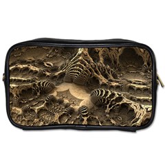 Fractal Bones Cave Fossil Render Toiletries Bag (two Sides) by Pakrebo