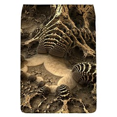 Fractal Bones Cave Fossil Render Removable Flap Cover (l) by Pakrebo