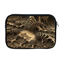 Fractal Bones Cave Fossil Render Apple Macbook Pro 17  Zipper Case by Pakrebo