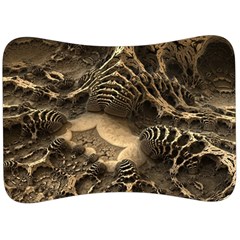 Fractal Bones Cave Fossil Render Velour Seat Head Rest Cushion by Pakrebo