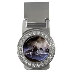 Mountains Moon Earth Space Money Clips (cz)  by Pakrebo