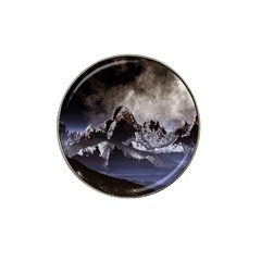 Mountains Moon Earth Space Hat Clip Ball Marker (4 pack)