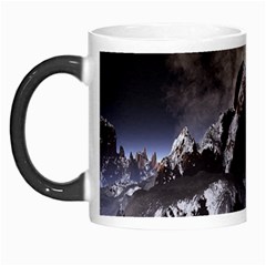 Mountains Moon Earth Space Morph Mugs by Pakrebo