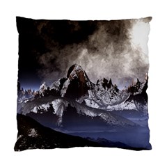 Mountains Moon Earth Space Standard Cushion Case (Two Sides)