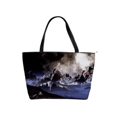 Mountains Moon Earth Space Classic Shoulder Handbag