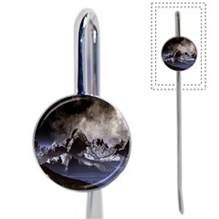 Mountains Moon Earth Space Book Mark