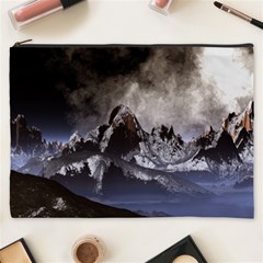 Mountains Moon Earth Space Cosmetic Bag (XXXL)